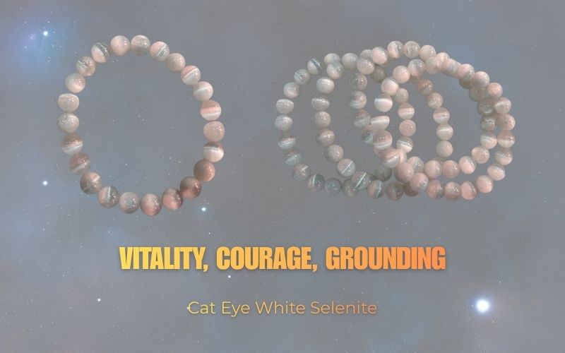 Cat Eye White Selenite